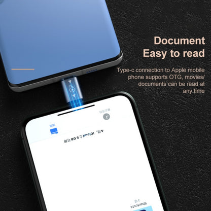 USB-C / Type-C Female to 8 Pin Female Charging + Data Transmission + OTG Adapter, Type-C Female to 8 Pin Female