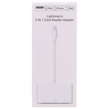 NK-1011 3 in 1 CF Card / TF Card / SD Card Reader For 8 Pin Devices, NK-1011