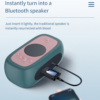 T11B 2 in 1 USB Bluetooth 5.0 Transmitter & Receiver Audio Adapter with LCD Screen, T11B
