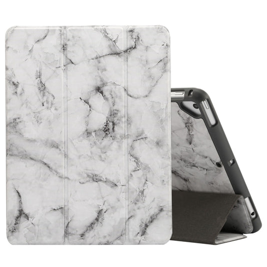 Marble Texture Pattern Horizontal Flip Case for iPad 9.7 (2018) , with Three-folding Holder & Pen Slots, For iPad 9.7 (2018) & iPad Air & iPad Air 2 & iPad Pro 9.7 & iPad 9.7 2017, For iPad 9.7 (2018)