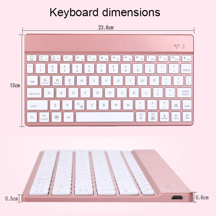 508A Detachable Bluetooth Keyboard + Horizontal Flip Leather Tablet Case with Holder & Colorful Backlight for iPad Pro 9.7 inch, iPad Air, iPad Air 2, iPad 9.7 inch (2017), iPad 9.7 inch (2018), 508A Black, 508A Champagne Gold, 508A Wine Red, 508A Blue