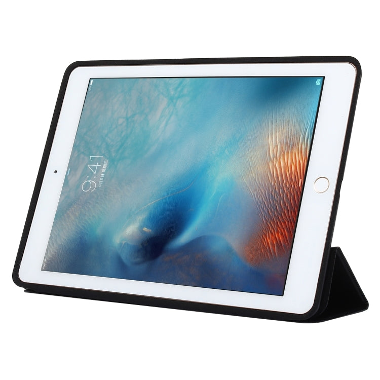 Horizontal Flip Solid Color Leather Case with Three-folding Holder & Wake-up / Sleep Function for iPad Pro 9.7 inch, iPad Pro 9.7 inch