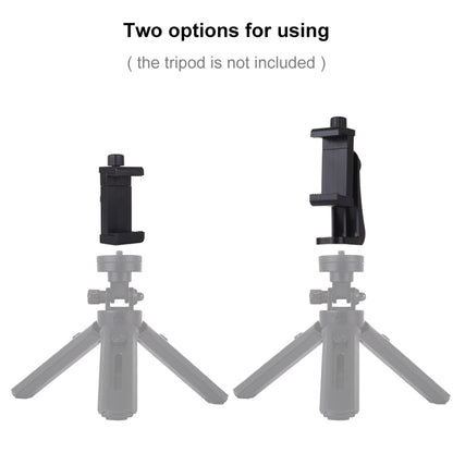 PULUZ 360 Degree Rotating Universal Horizontal Vertical Shooting Phone Clamp Holder Bracket for iPhone, Galaxy, Huawei, Xiaomi, Sony, HTC, Google and other Smartphones, Horizontal Vertical Clamp