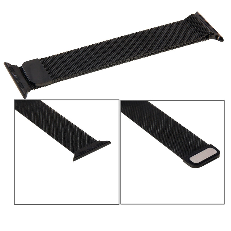 For Apple Watch 42mm / 41mm / 40mm / 38mm Milanese Loop Magnetic Stainless Steel Watch Band, For Apple Watch 42mm / 41mm / 40mm / 38mm