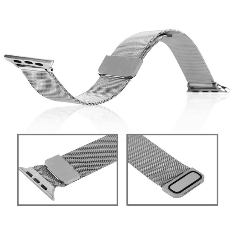 For Apple Watch 42mm / 41mm / 40mm / 38mm Milanese Loop Magnetic Stainless Steel Watch Band, For Apple Watch 42mm / 41mm / 40mm / 38mm