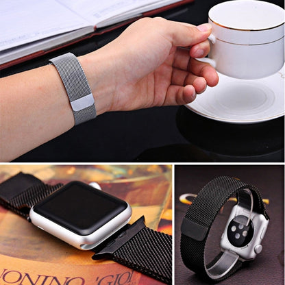 For Apple Watch 46mm / 49mm / 45mm / 44mm Milanese Loop Magnetic Stainless Steel Watch Band, For Apple Watch 46mm / 49mm / 45mm / 44mm