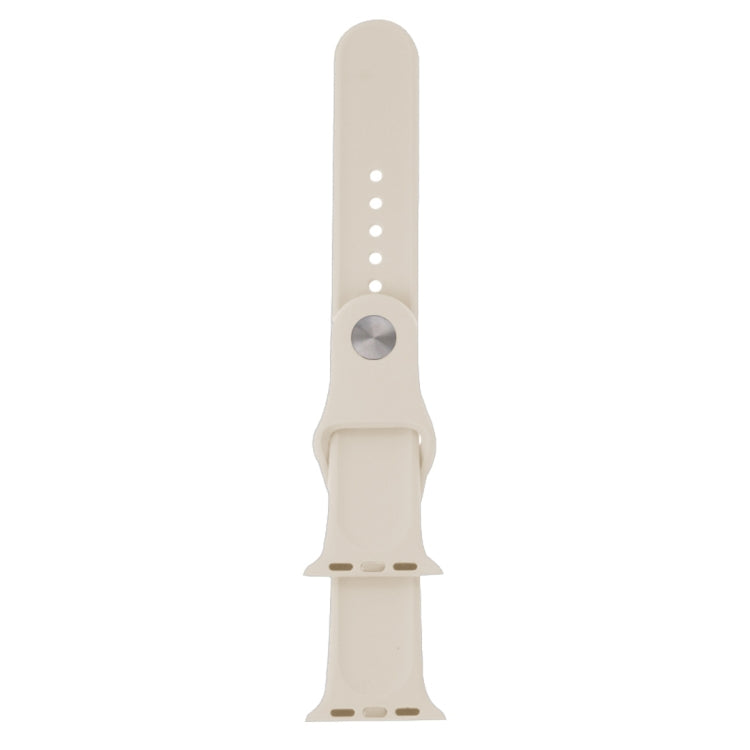 For Apple Watch Series 10 42mm / 9&8&7 41mm / SE 3&SE 2&6&SE&5&4 40mm / 3&2&1 38mm 3 in 1 Rubber Watch Band with Pin Buckle, For Apple Watch Series 9&8&7 41mm / SE 3&SE 2&6&SE&5&4 40mm