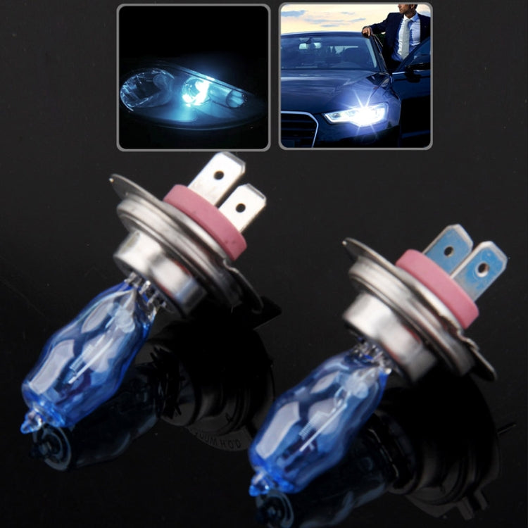 Halogen Bulb, Super White Car Headlight Bulb, 12 V / 100W, 6000K 2400 LM  (Pair), HOD H3, HOD H7, HOD 9005, HOD H11, HOD H4, HOD 9006, HOD H1