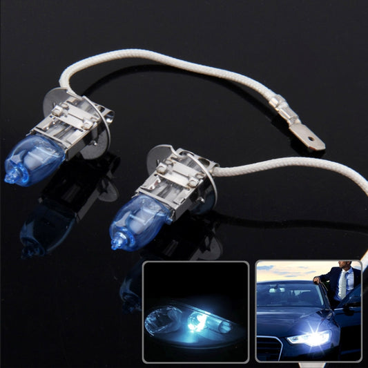 Halogen Bulb, Super White Car Headlight Bulb, 12 V / 100W, 6000K 2400 LM  (Pair), HOD H3, HOD H7, HOD 9005, HOD H11, HOD H4, HOD 9006, HOD H1