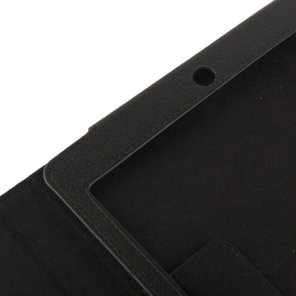 Litchi Texture Flip Leather Case with Holder & Sleep / Wake-up Function for iPad Air