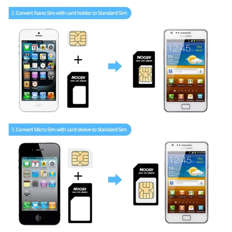 4 in 1 (Nano SIM to Micro SIM Card+ Micro SIM to Standard Card + Nano SIM to Standard Card + Sim Card Tray Holder Eject Pin Key Tool) Kit for iPhone 5 / iPhone 4 & 4S, For iPhone 5 / iPhone 4 & 4S Black, For iPhone 5 / iPhone 4 & 4S White