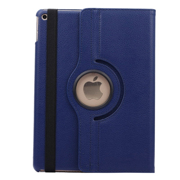 360 Degree Rotation Litchi Texture Flip Leather Case with 2 Gears Holder for iPad Air 2, For iPad Air 2