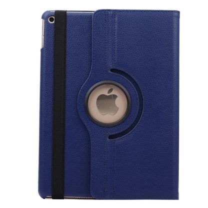 360 Degree Rotation Litchi Texture Flip Leather Case with 2 Gears Holder for iPad Air 2, For iPad Air 2
