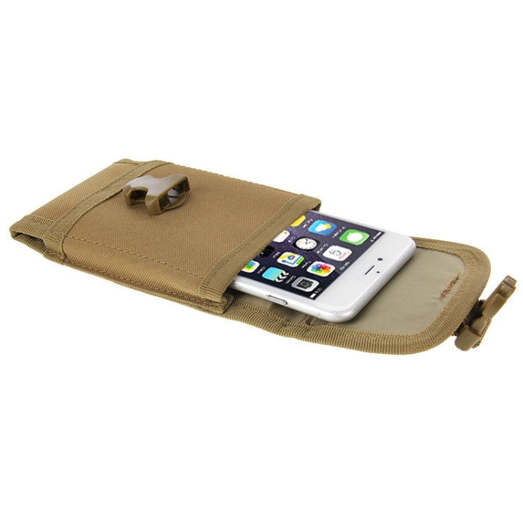 5.5 inch Universal Vertical Nylon Fabric Waist Bag for iPhone 6 Plus & 6S Plus, Galaxy S6, Huawei, etc