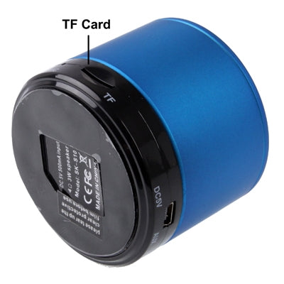 Bluetooth 2.1 Mini Stereo Speaker for iPhone 5 / iPhone 4 & 4S / iPad 4 / New iPad / iPad mini / mini 2 Retina, Built-in Rechargeable Battery, Support TF Card, Yellow, Grey, Red, Blue