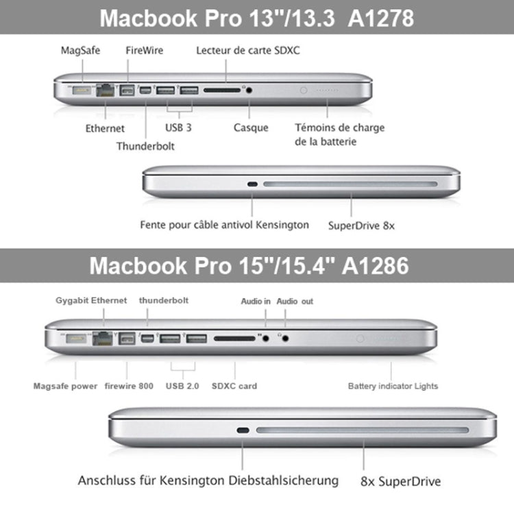 Hard Crystal Protective Case for Macbook Pro 15.4 inch