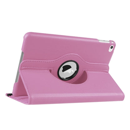 Litchi Texture 360 Degree Rotating Smart Leather Case with Holder for iPad mini 4 / mini 5