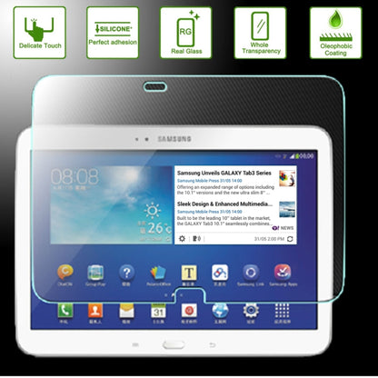 0.4mm 9H+ 2.5D Tempered Glass Film for Galaxy Note 10.1 (2014 Editon) / P600 / P601 / P605, For Galaxy Note 10.1
