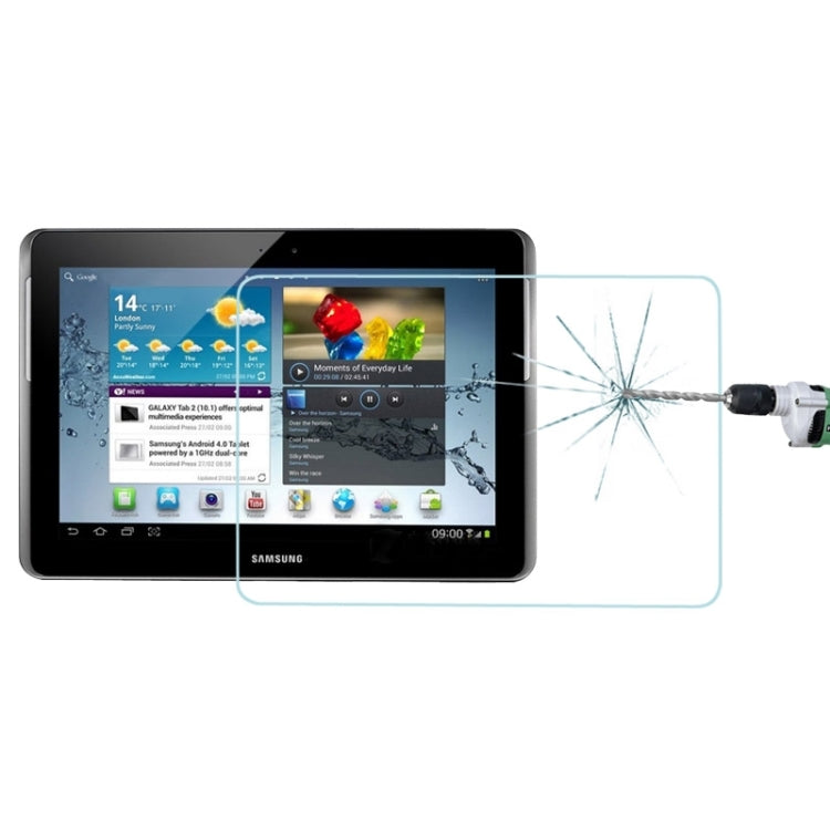 0.4mm 9H+ Surface Hardness 2.5D Tempered Glass Film for Galaxy Tab 2 / P5100, For P5100