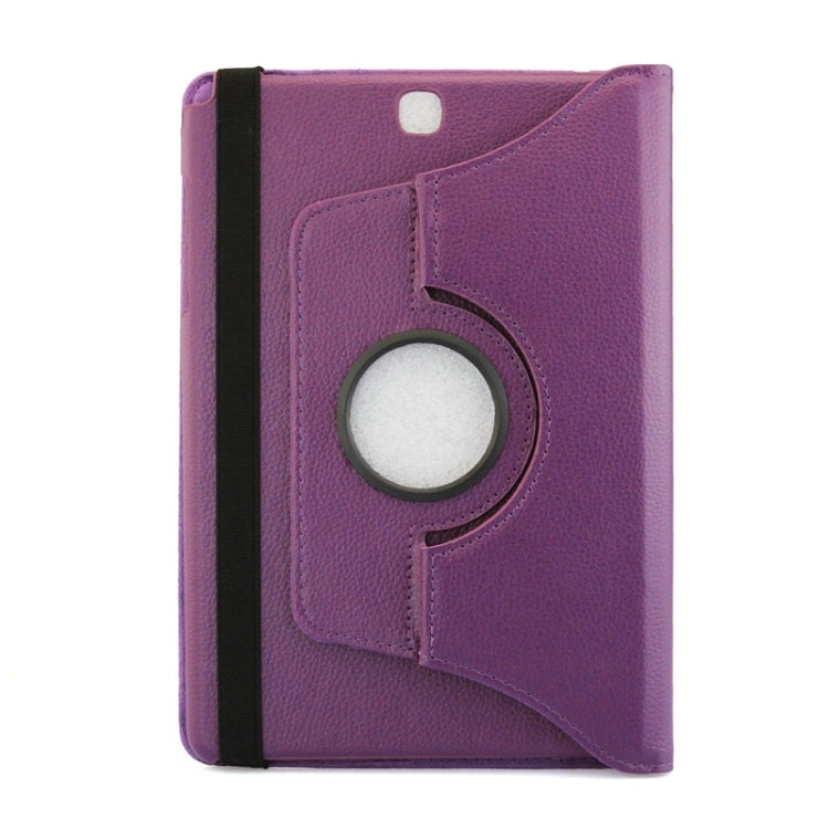 Litchi Texture 360 Degree Rotating Leather Protective Case with Holder for Galaxy Tab A 9.7 / P550 / T550