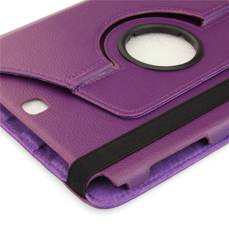 Litchi Texture 360 Degree Rotating Leather Protective Case with Holder for Galaxy Tab A 9.7 / P550 / T550
