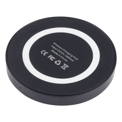 Universal QI Standard Round Wireless Charging Pad (White + Red), Black + White, White + Black, White, Grey+Black, White + Red