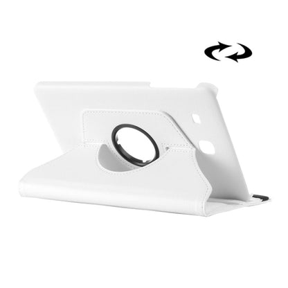 Litchi Texture 360 Degree Rotation Leather Case with Multi-functional Holder for Galaxy Tab E 9.6