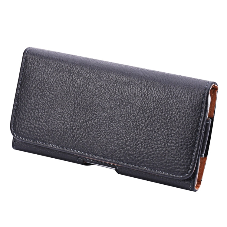 For iPhone X  & Galaxy S7 / G930 & S6 Edge / G925 & S6 / G920 & S5 / G900 & Grand DUOS I9082 Litchi Texture Vertical Flip Leather Case Waist Bag with Back Splint