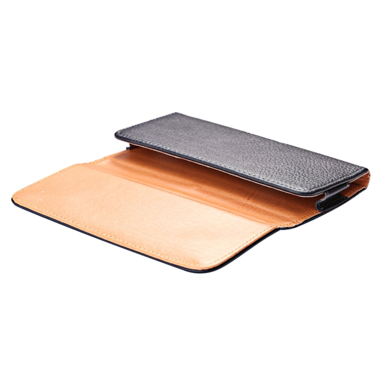 For iPhone X  & Galaxy S7 / G930 & S6 Edge / G925 & S6 / G920 & S5 / G900 & Grand DUOS I9082 Litchi Texture Vertical Flip Leather Case Waist Bag with Back Splint