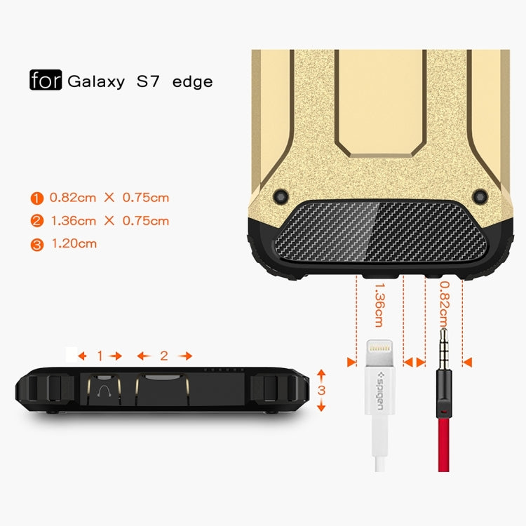 For Galaxy S7 Edge / G935 Tough Armor TPU + PC Combination Case , For Galaxy S7 Edge, For Samsung Galaxy S7 Edge