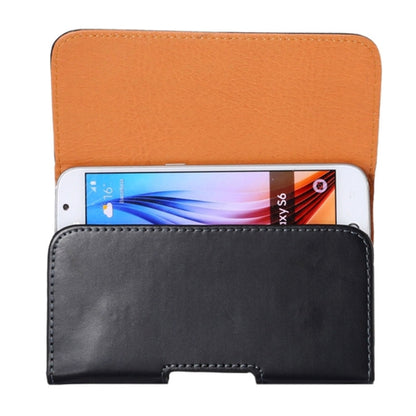 For iPhone X  & Galaxy S6 / G920 Crazy Horse Texture Vertical Flip Leather Case / Waist Bag with Back Splint