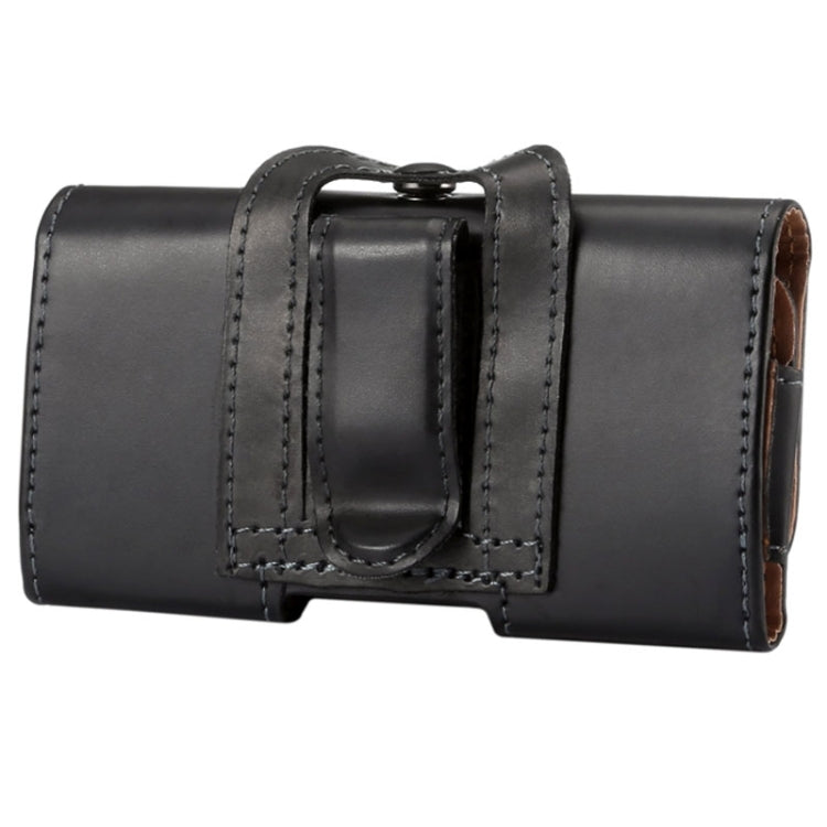 Crazy Horse Texture Vertical Flip Leather Case / Waist Bag with Back Splint for iPhone X  & Galaxy S5 / G900