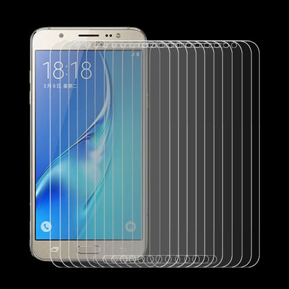 50 PCS HAWEEL 0.26mm 9H+ Surface Hardness 2.5D Explosion-proof Tempered Glass Film for Galaxy J7 / J700, For Galaxy J7 / J700