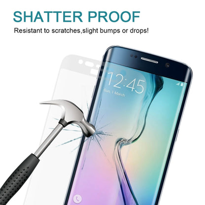 LOPURS 0.2mm 9H Surface Hardness 3D Curved Surface Full Screen Cover Explosion-proof Tempered Glass Film for Galaxy S6 edge