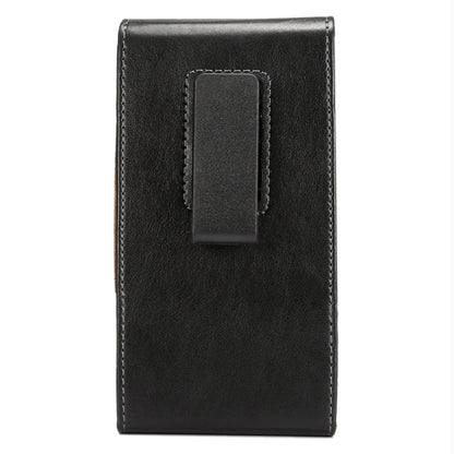 6.3 Inch Universal Lambskin Texture Vertical Flip Leather Case / Waist Bag with Rotatable Back Splint for Galaxy Mega 6.3 / i9200 / i9205 / I9208 &  Mega 2 / G750 / G750F / G7502