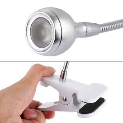 3W 360 Degree Rotation USB Metal Flexible Neck LED Light with Switch & Clip (Warm White Light Silver), S-UL-3119, S-UL-3119A, S-UL-3119B, S-UL-3119S
