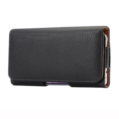 5.7 inch Litchi Texture Vertical Flip Thwartwise Leather Case / Waist Bag for Galaxy S8+ / S9+ / Note 8, iPhone 8 Plus / 7 Plus(Black), For Galaxy Note 5 & Galaxy S7 Plus & Galaxy Note 4 / N910