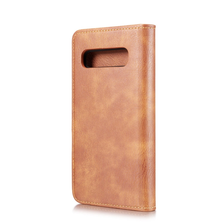 DG.MING Crazy Horse Texture Flip Detachable Magnetic Leather Case for Samsung Galaxy S10, with Holder & Card Slots & Wallet, Galaxy S10, For Samsung Galaxy S10