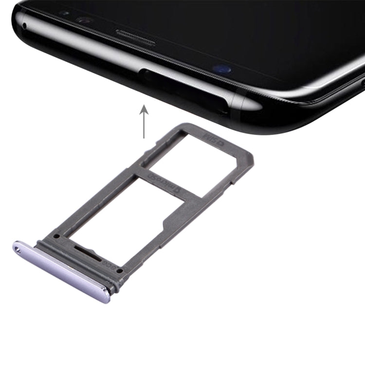 For Galaxy S8 SIM Card Tray + Micro SD Tray, For Samsung Galaxy S8, For Galaxy S8, For Galaxy S8 Pink, For Galaxy S8 Grey