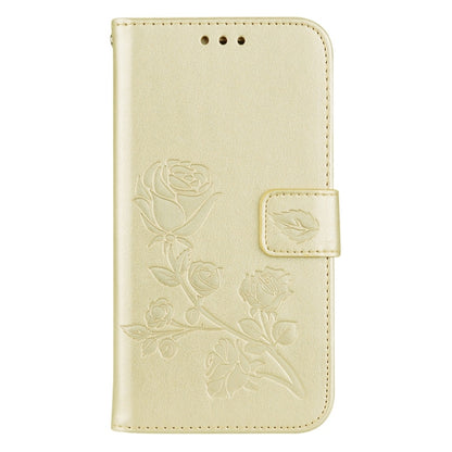 For Galaxy J3 (2017) / J330 (EU Version) Roses Pressed Flower Pattern Horizontal Flip Leather Case with Holder & Card Slots & Wallet, For Galaxy J3 (2017) / J330 (EU Version), For Samsung Galaxy J3 (2017) / J330 (EU Version)