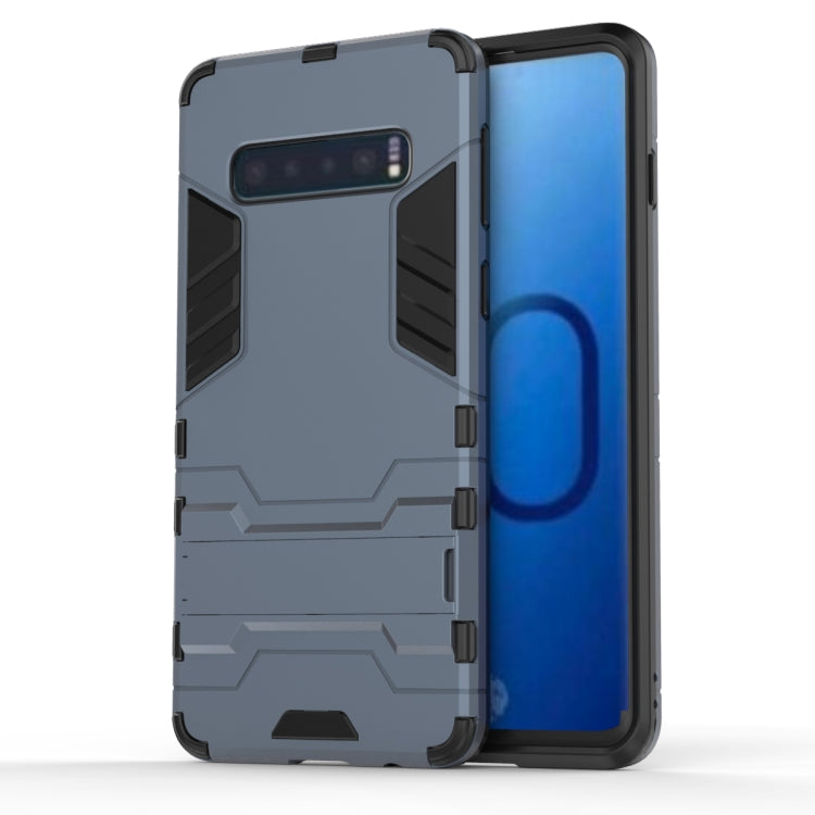 Shockproof PC + TPU Case for Galaxy S10, with Holder, Galaxy S10, For Samsung Galaxy S10
