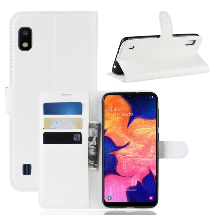 Litchi Texture Horizontal Flip Leather Case for Galaxy A10, with Wallet & Holder & Card Slots, For Galaxy A10, For Galaxy A10 (1), For Galaxy A10  (1)