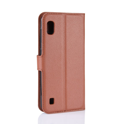 Litchi Texture Horizontal Flip Leather Case for Galaxy A10, with Wallet & Holder & Card Slots, For Galaxy A10, For Galaxy A10 (1), For Galaxy A10  (1)