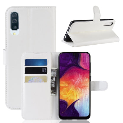 Litchi Texture Horizontal Flip Leather Case for Galaxy A50, with Wallet & Holder & Card Slots, For Galaxy A50  (1), For Galaxy A50 (1)
