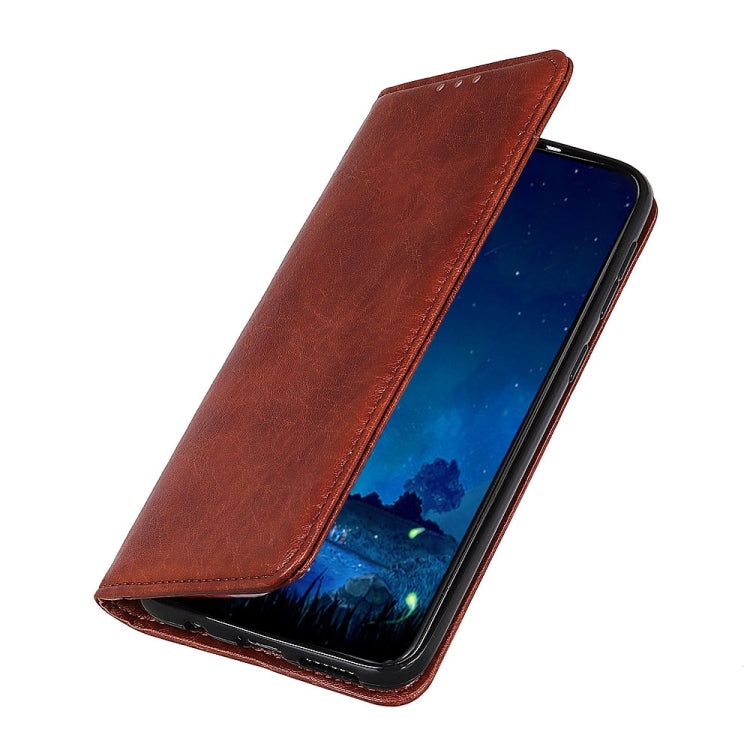 Magnetic Retro Crazy Horse Texture Horizontal Flip Leather Case for Galaxy A40, with Holder & Card Slots & Photo Frame, For Galaxy A40