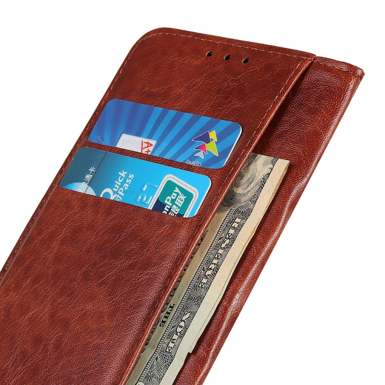 Magnetic Retro Crazy Horse Texture Horizontal Flip Leather Case for Galaxy A40, with Holder & Card Slots & Photo Frame, For Galaxy A40
