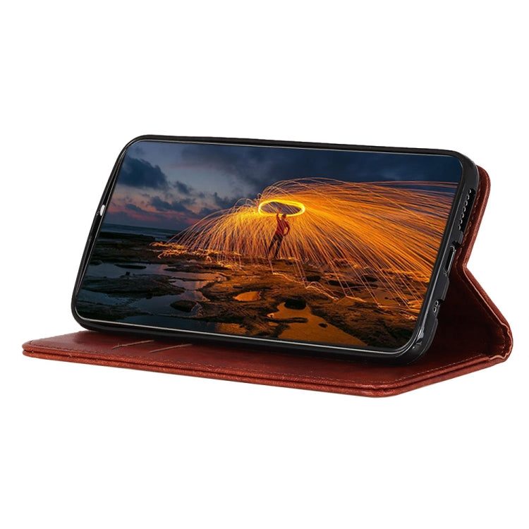 Magnetic Retro Crazy Horse Texture Horizontal Flip Leather Case for Galaxy A40, with Holder & Card Slots & Photo Frame, For Galaxy A40