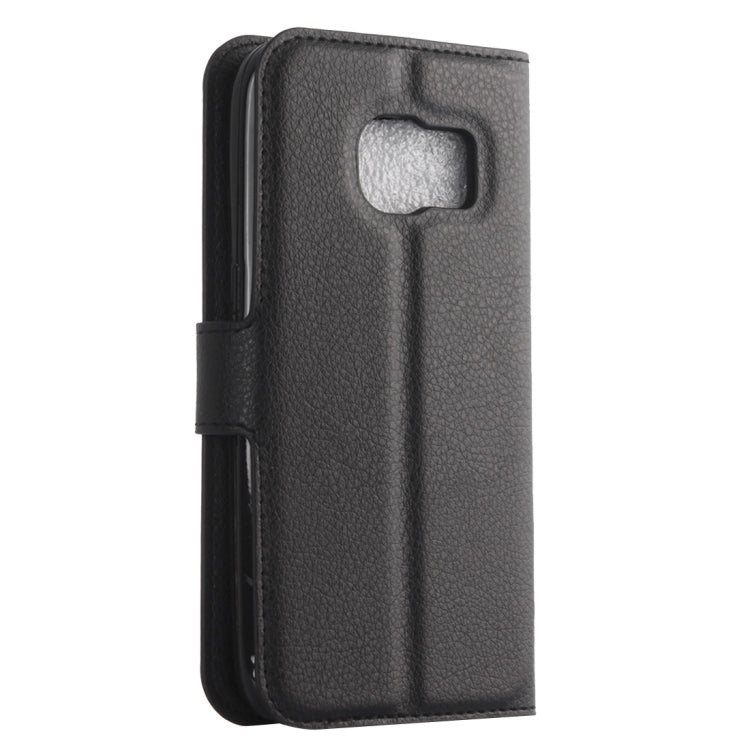 For Galaxy S7 Edge / G935 Litchi Texture Horizontal Flip Leather Case with Holder & Card Slots & Wallet, For Galaxy S7 Edge