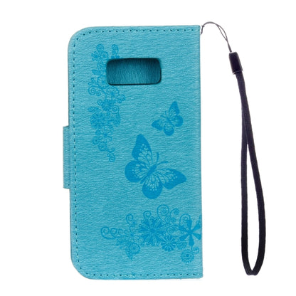 For Galaxy S8 Butterflies Embossing Horizontal Flip Leather Case with Holder & Card Slots & Wallet & Lanyard, For Galaxy S8