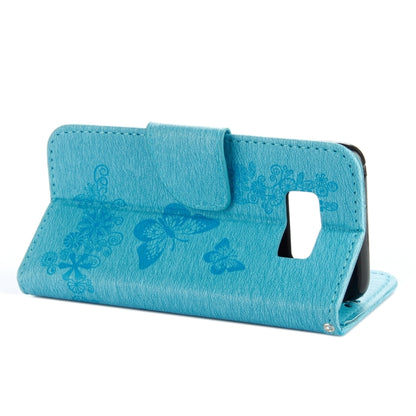 For Galaxy S8 Butterflies Embossing Horizontal Flip Leather Case with Holder & Card Slots & Wallet & Lanyard, For Galaxy S8